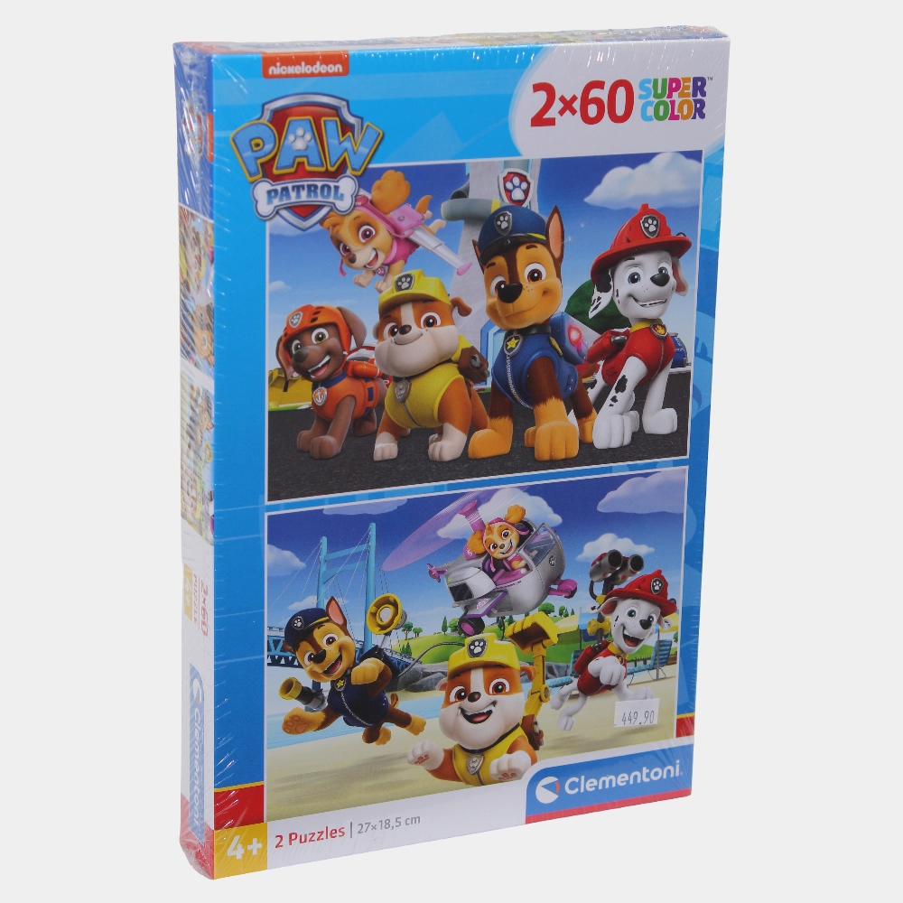2 Paw Patrol Puzzles - 60 Pcs Each