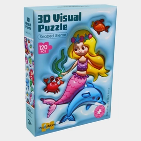 3-D Visual Puzzle - Seabed Theme