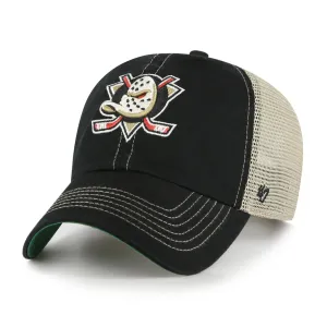 '47 Caps NHL ANAHEIM DUCKS TRAWLER '47 CLEAN UP BLACK CAP