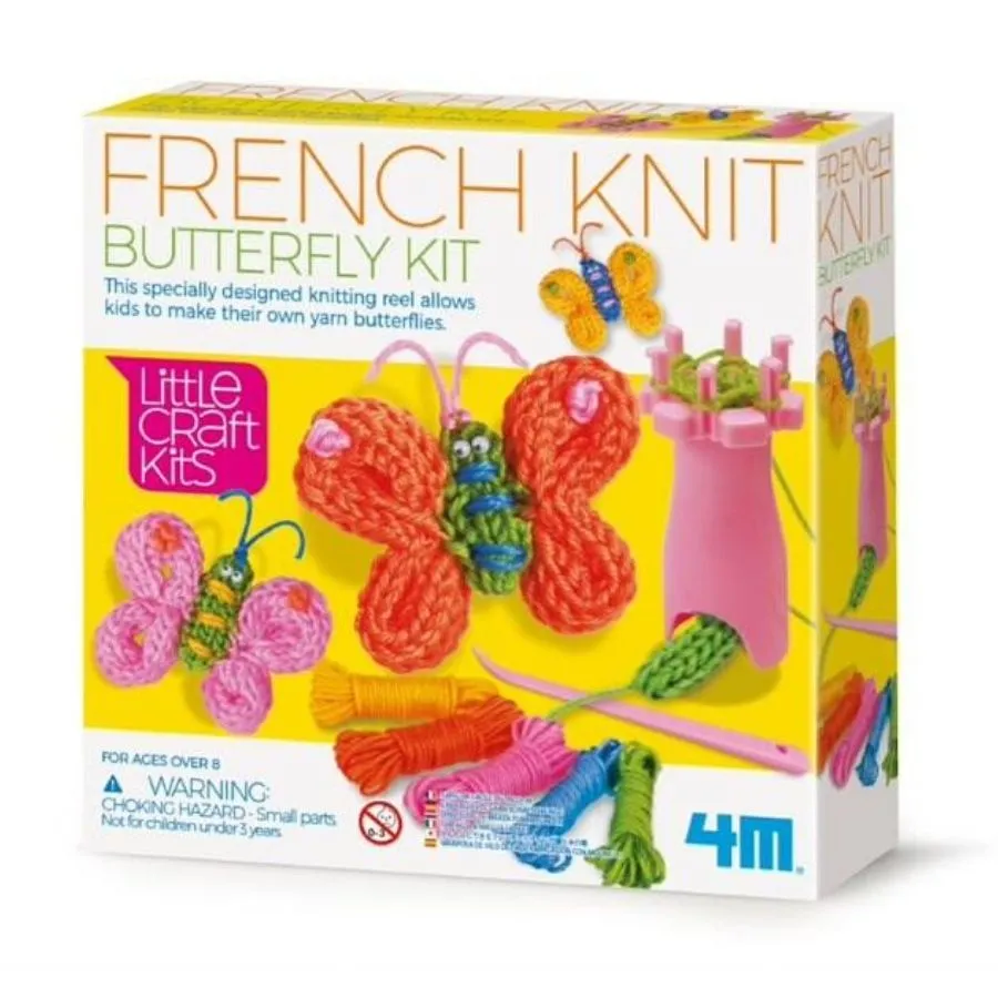 4M - Little Craft Kits: Spool Knit Butterflies Kit