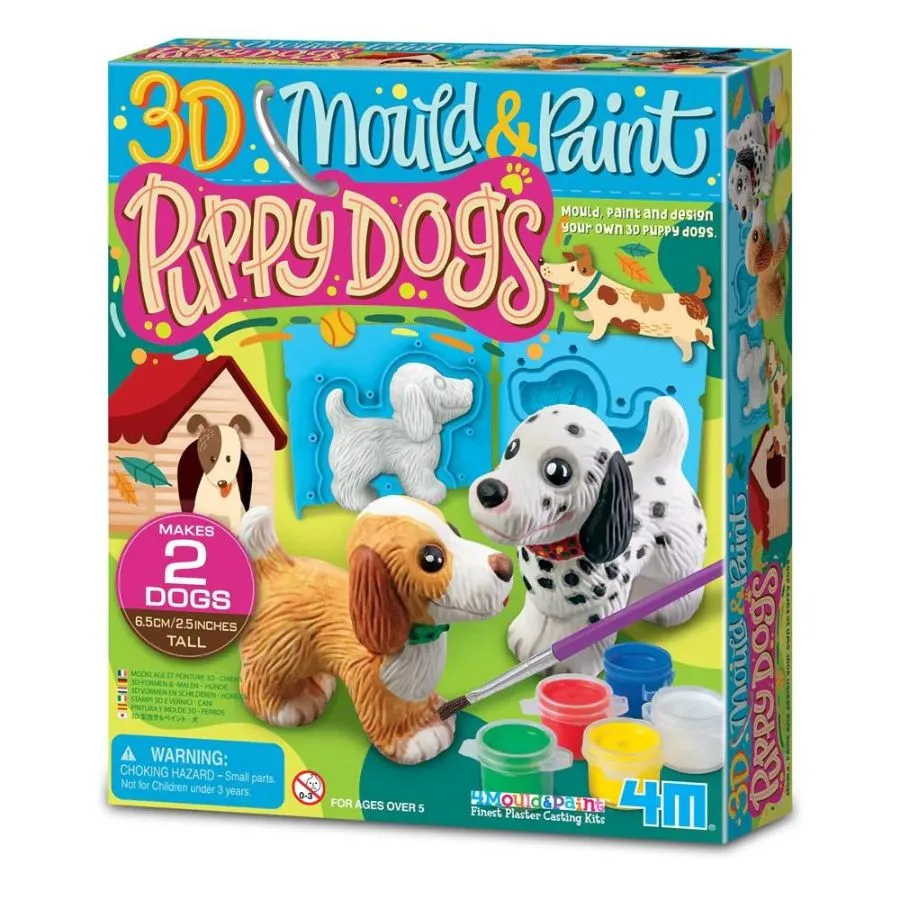 4M - Mould and Paint: 3D Puppy Dogs