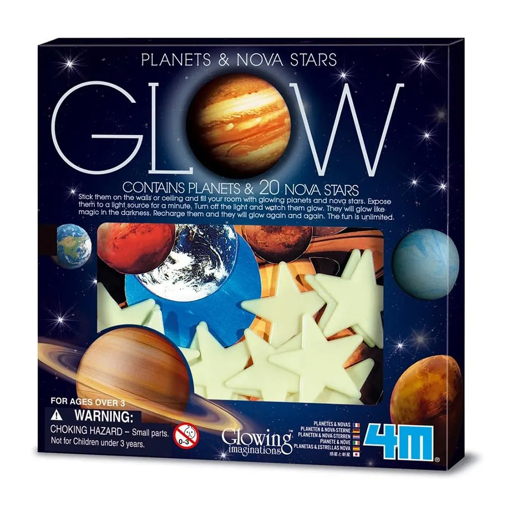 4m Toys Glow-in-the-Dark Planets and Nova Stars