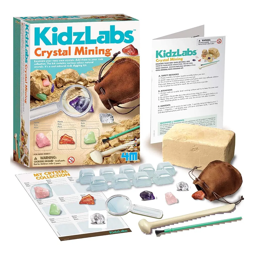4m Toys KidzLabs - Crystal Mining