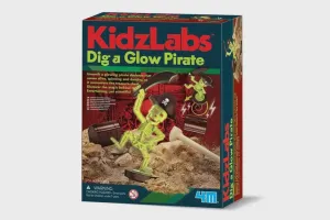 4m Toys KidzLabs - Dig a Glow Pirate