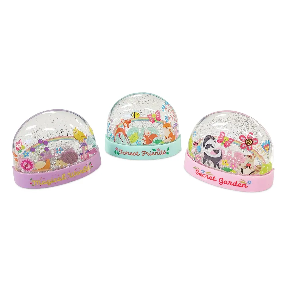 4m Toys KidzMaker - Glitter Rainbow Snowdomes