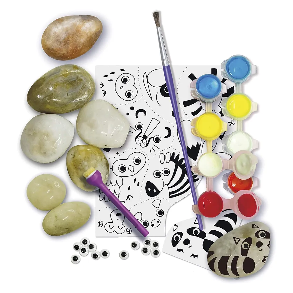 4m Toys KidzMaker - Magical Animal Rock Painting