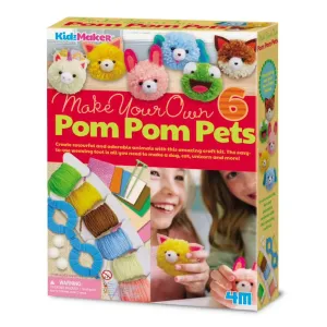 4m Toys KidzMaker - Make Your Own Pom Pom Pets