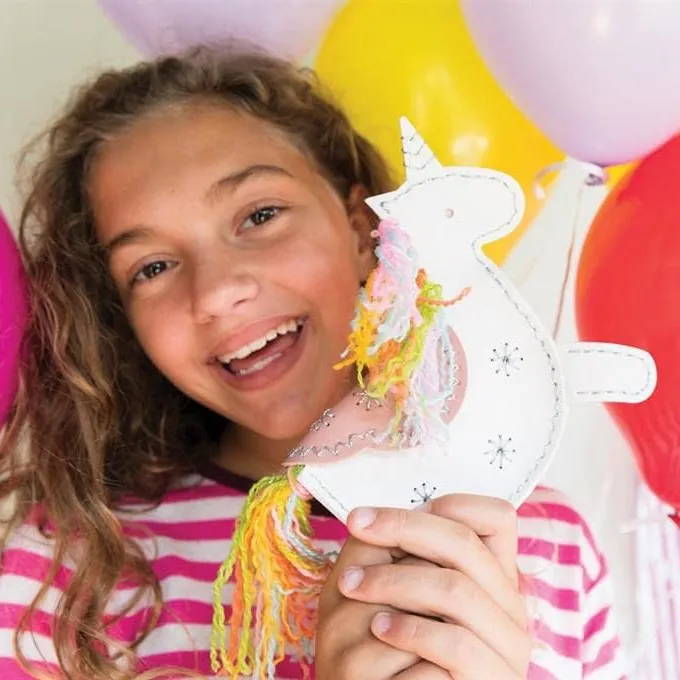 4m Toys KidzMaker - My Unicorn Faux Leather Pouch