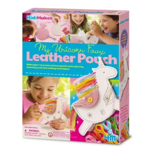 4m Toys KidzMaker - My Unicorn Faux Leather Pouch