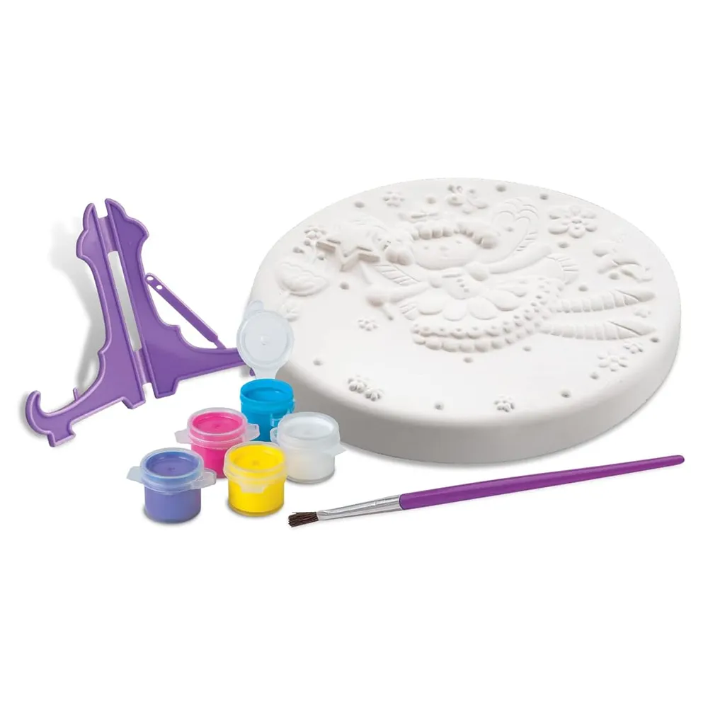 4m Toys KidzMaker - Paint Your Own Terracotta Fairy Garden Stone