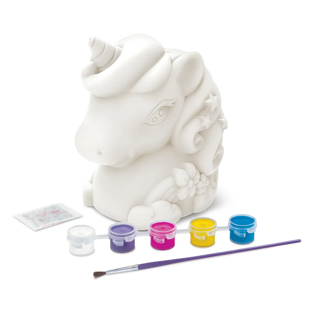 4m Toys KidzMaker - Paint Your Own Unicorn Bank