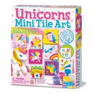 4m Toys Unicorns Mini Tile Art