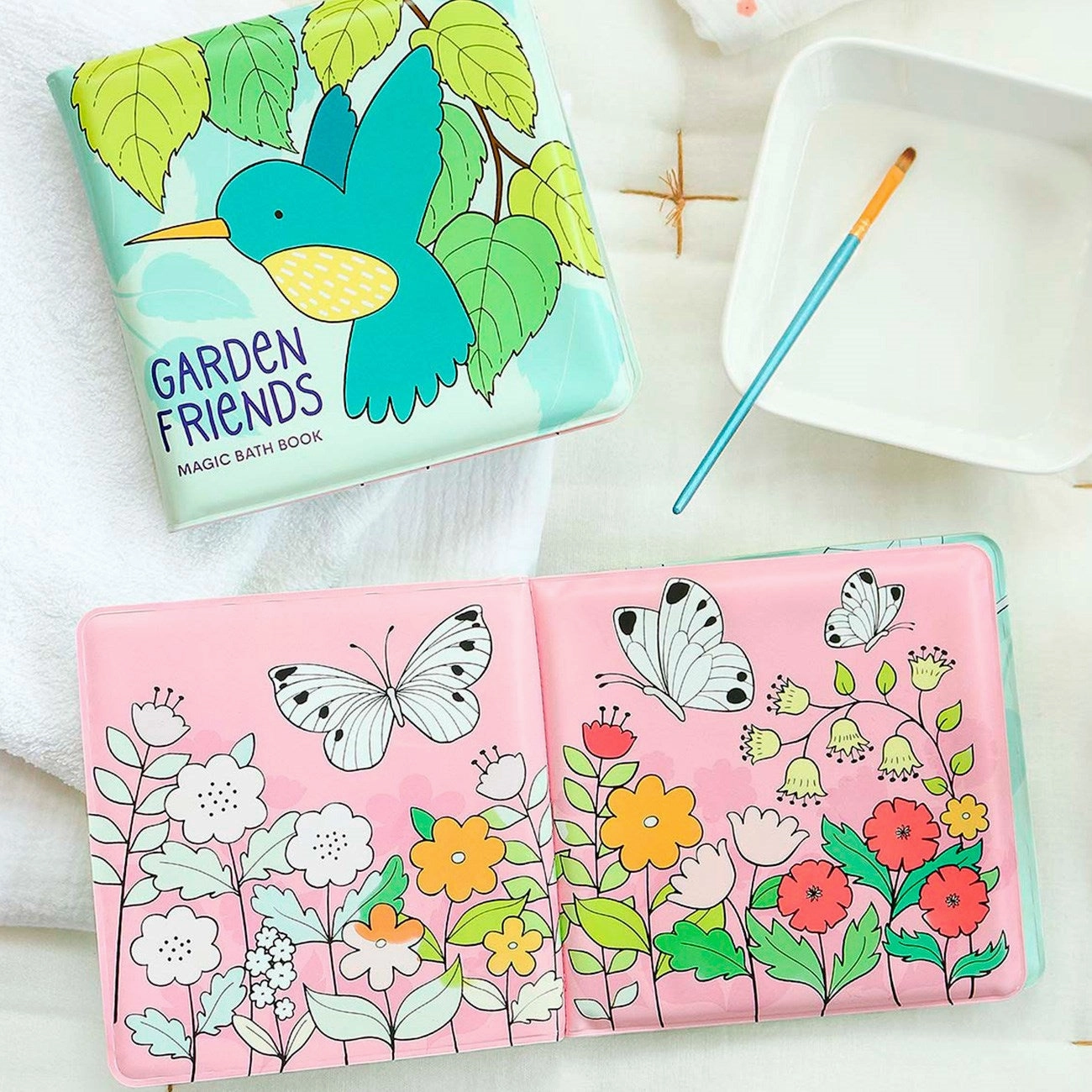 A Little Lovely Company Bath Book Magical Garden Friends