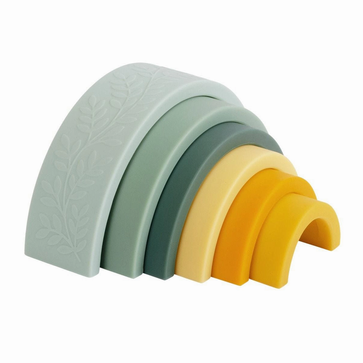 A Little Lovely Company Rainbow Stacking Toy: Sage