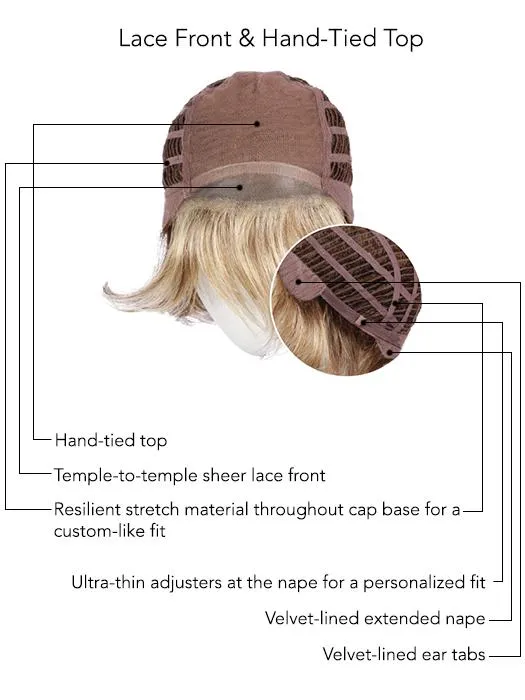 Accessories_Gabor_Wigs Hairpieces Debutante | Synthetic Lace Front Wig (Hand-Tied)
