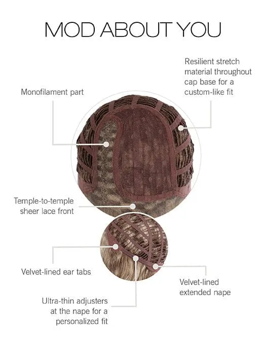 Accessories_Gabor_Wigs Hairpieces Mod About You | Synthetic Lace Front Wig (Basic Cap)