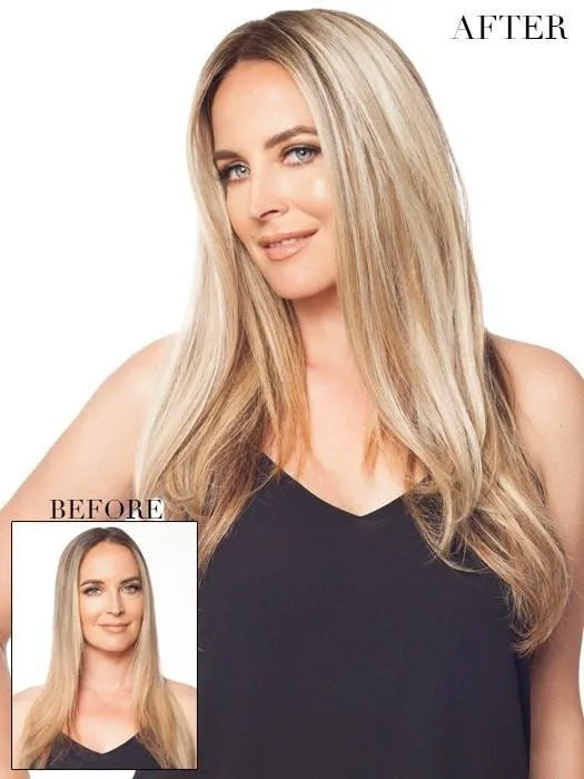 Accessories_Jon Renau_Wigs Hairpieces Toppers easiPart HD 18" | HF Synthetic Hair Topper (Mono Top)