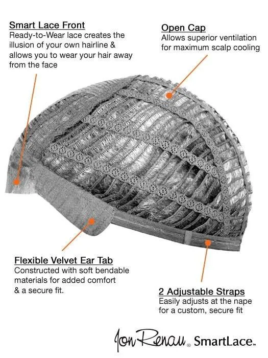 Accessories_Jon Renau_Wigs Hairpieces Toppers Ignite Large | HF Synthetic Lace Front Wig (Basic Cap)