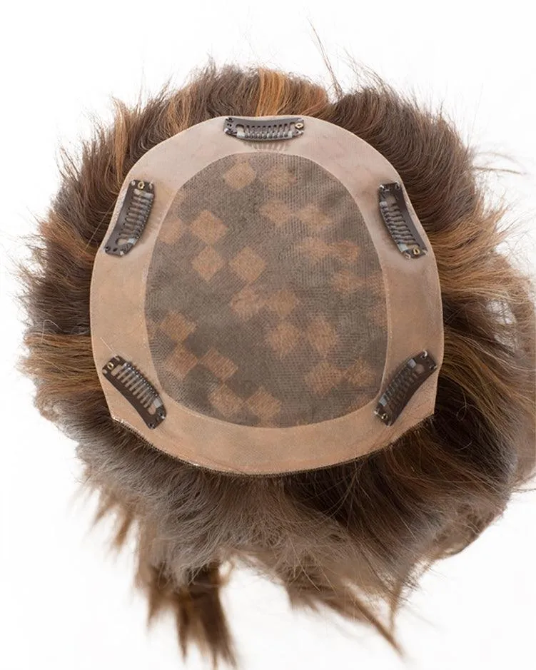 Accessories_Wigpro Collection_Wigs 301T F-Top Blend 1" Tape -tab by WIGPRO: Hand Tied Human Hair Piece