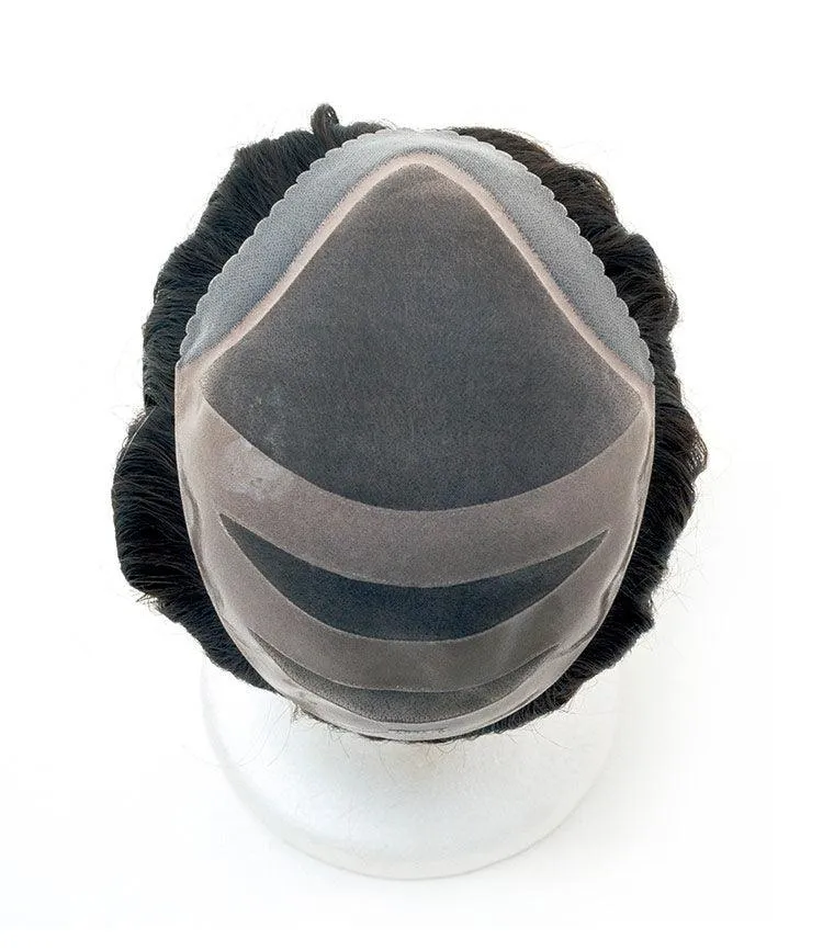 Accessories_Wigpro Collection_Wigs 403 Mens System H by WIGPRO: Mono-top Human Hair