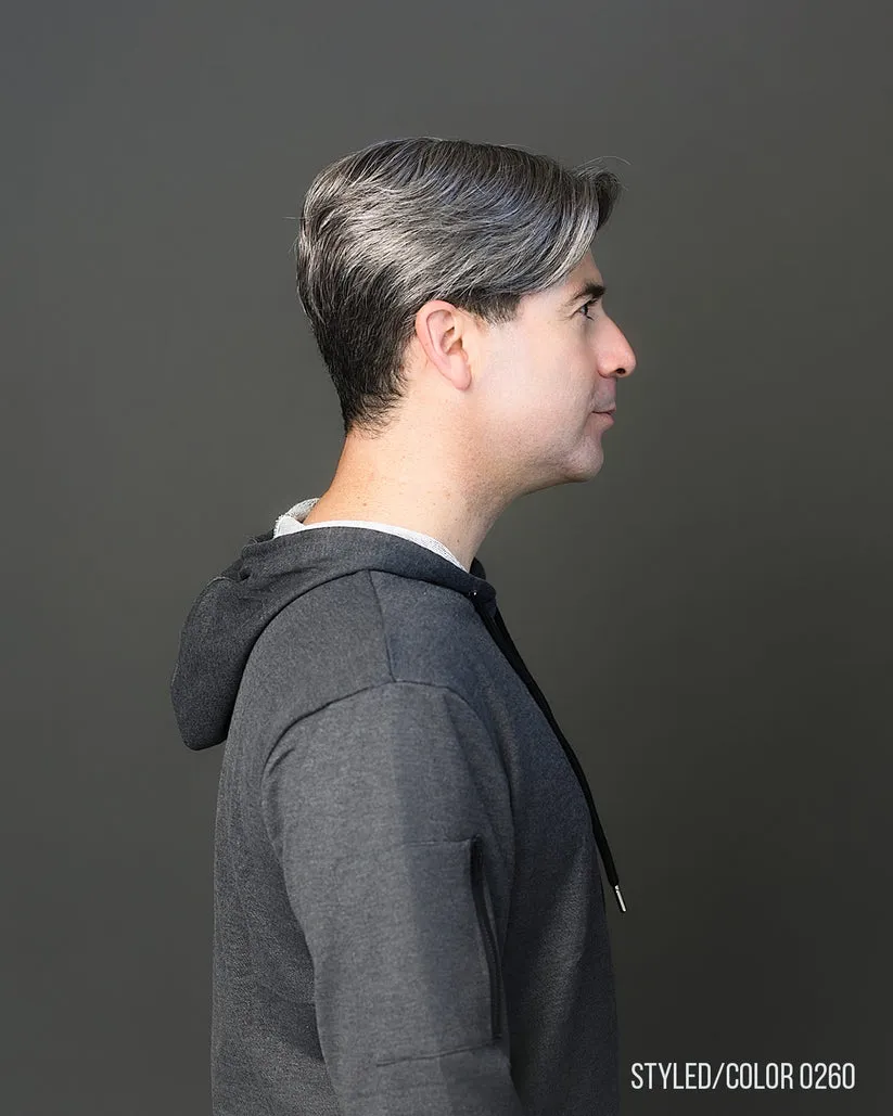 Accessories_Wigpro Collection_Wigs 403 Mens System H by WIGPRO: Mono-top Human Hair