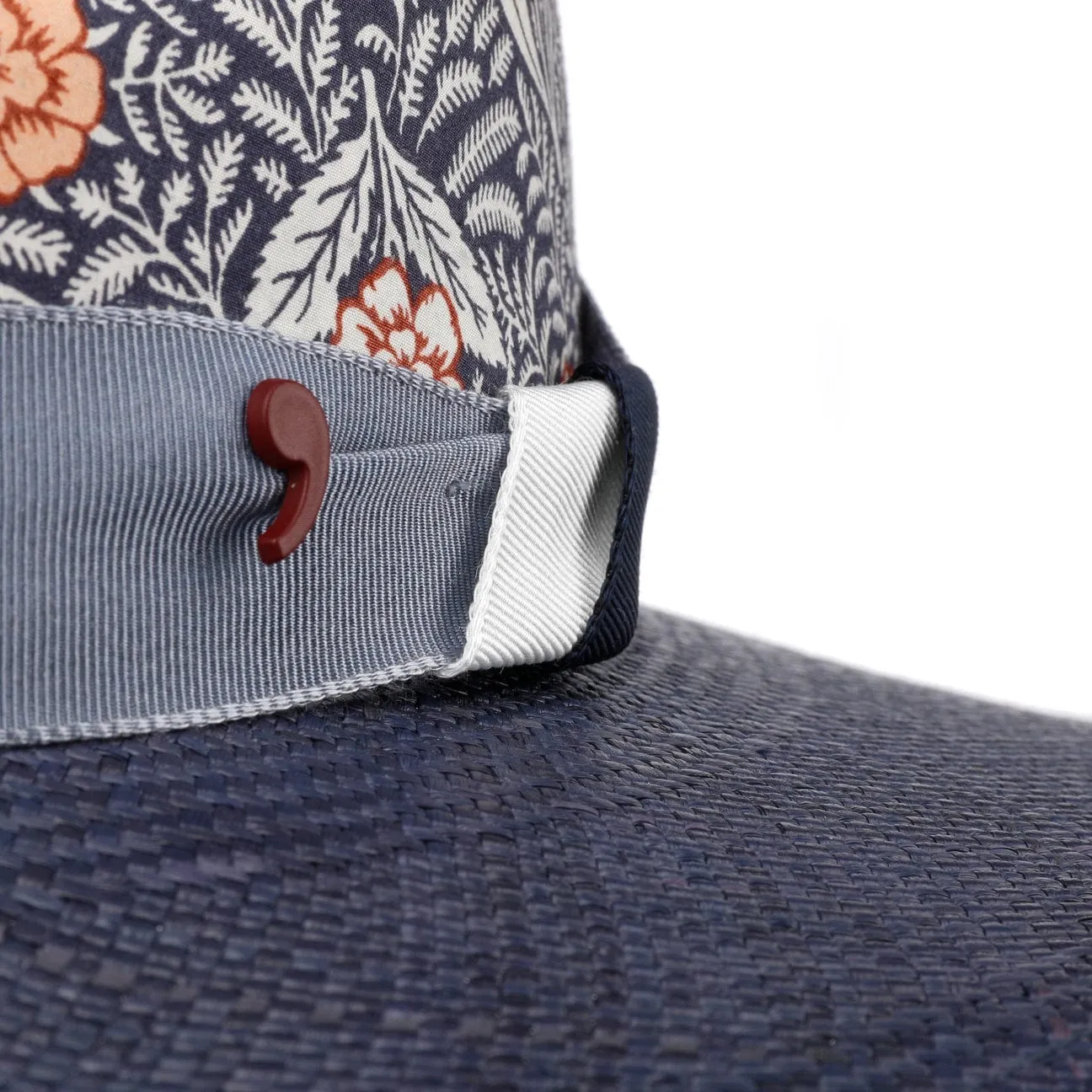 Alfonso D´Este Hats Beltrento Panama Brim Cloth Hat by Alfonso D'Este