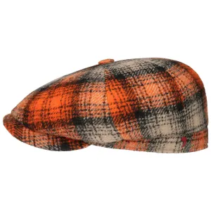 Alfonso D´Este Hats Kevalo Wool Check Flat Cap by Alfonso D'Este