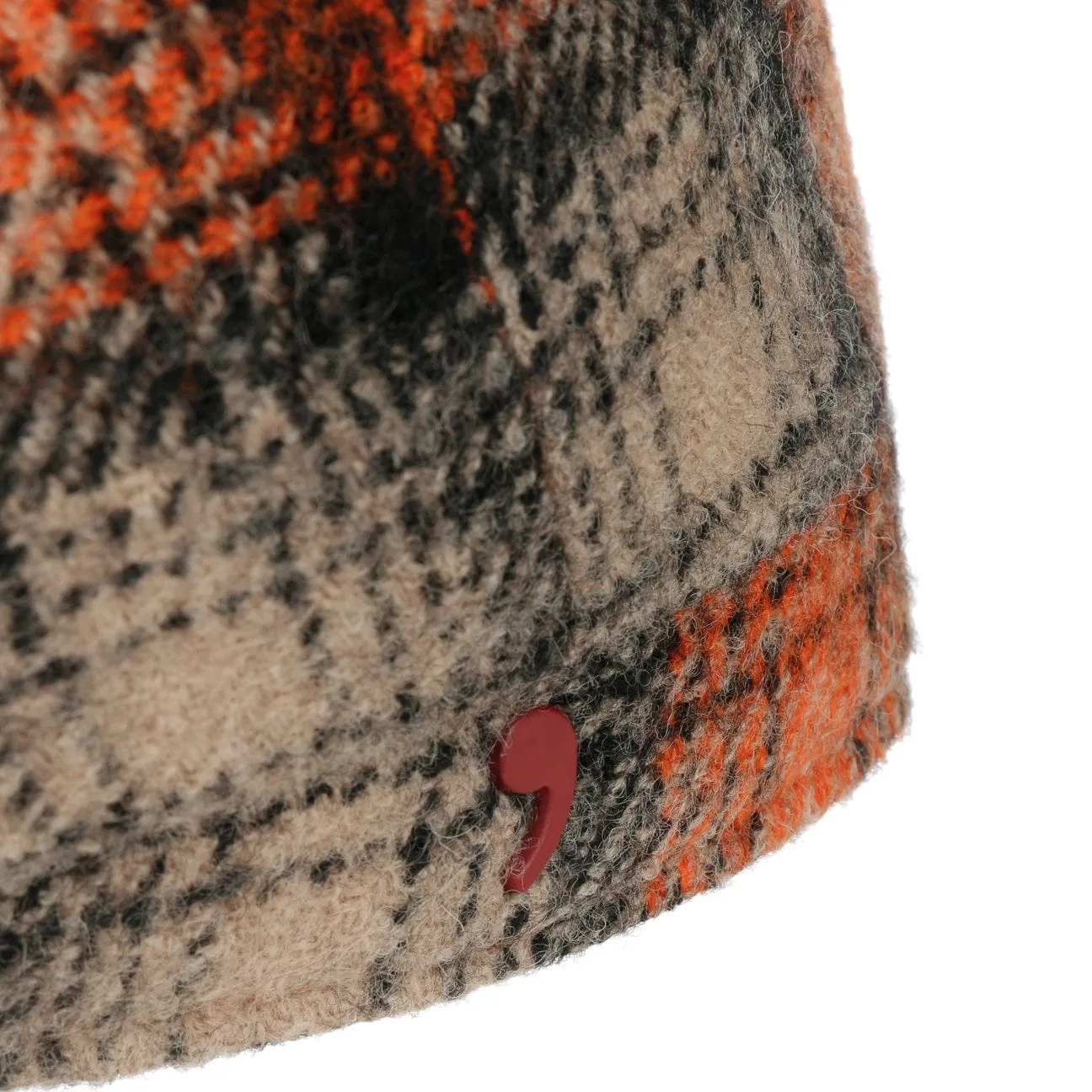 Alfonso D´Este Hats Kevalo Wool Check Flat Cap by Alfonso D'Este