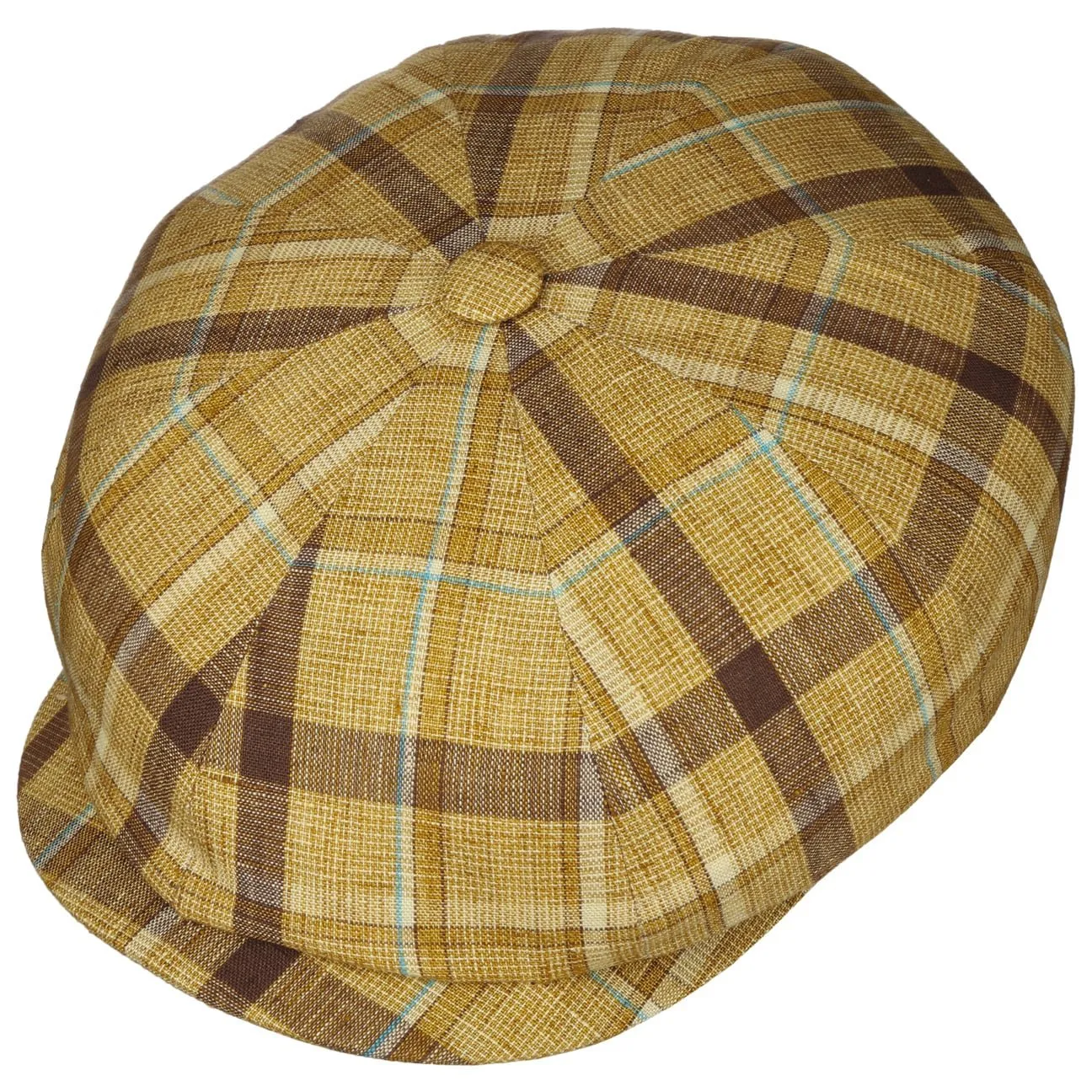 Alfonso D´Este Hats Kyoto Check Flat Cap by Alfonso D'Este