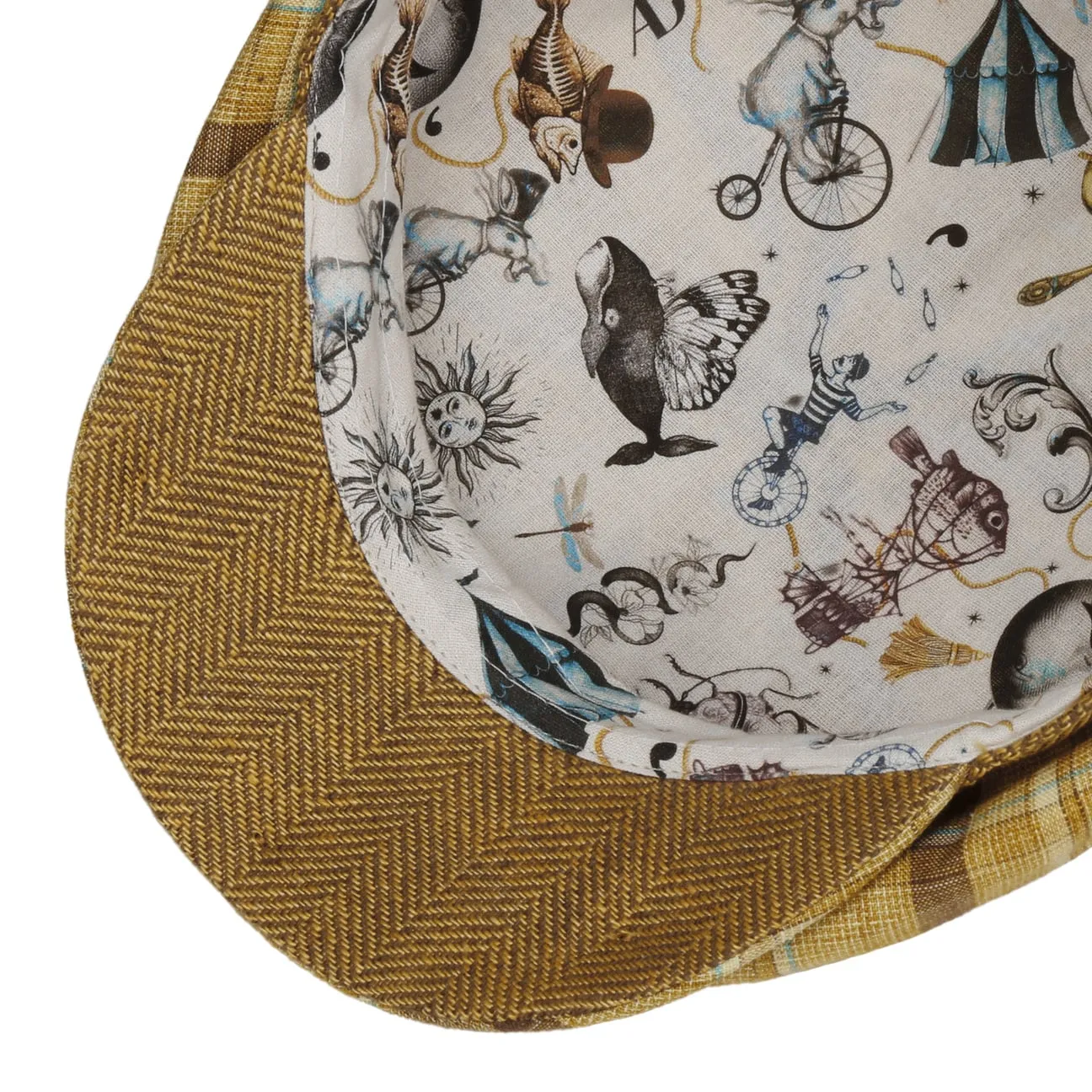 Alfonso D´Este Hats Kyoto Check Flat Cap by Alfonso D'Este