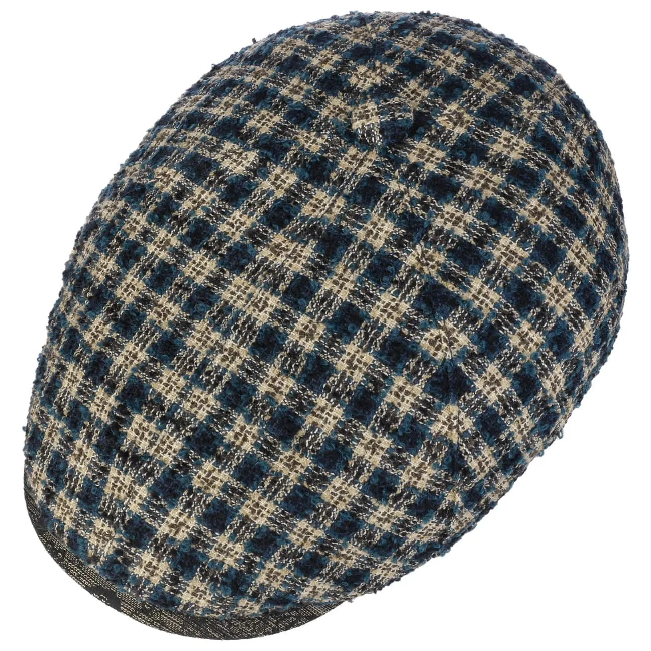 Alfonso D´Este Hats Landio Boucle Check Flat Cap by Alfonso D'Este