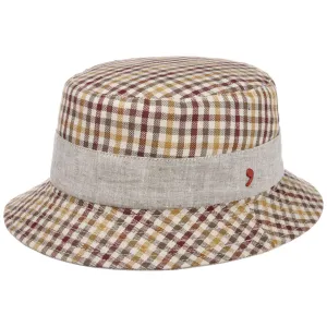 Alfonso D´Este Hats Massimo Bucket Linen Hat by Alfonso D'Este