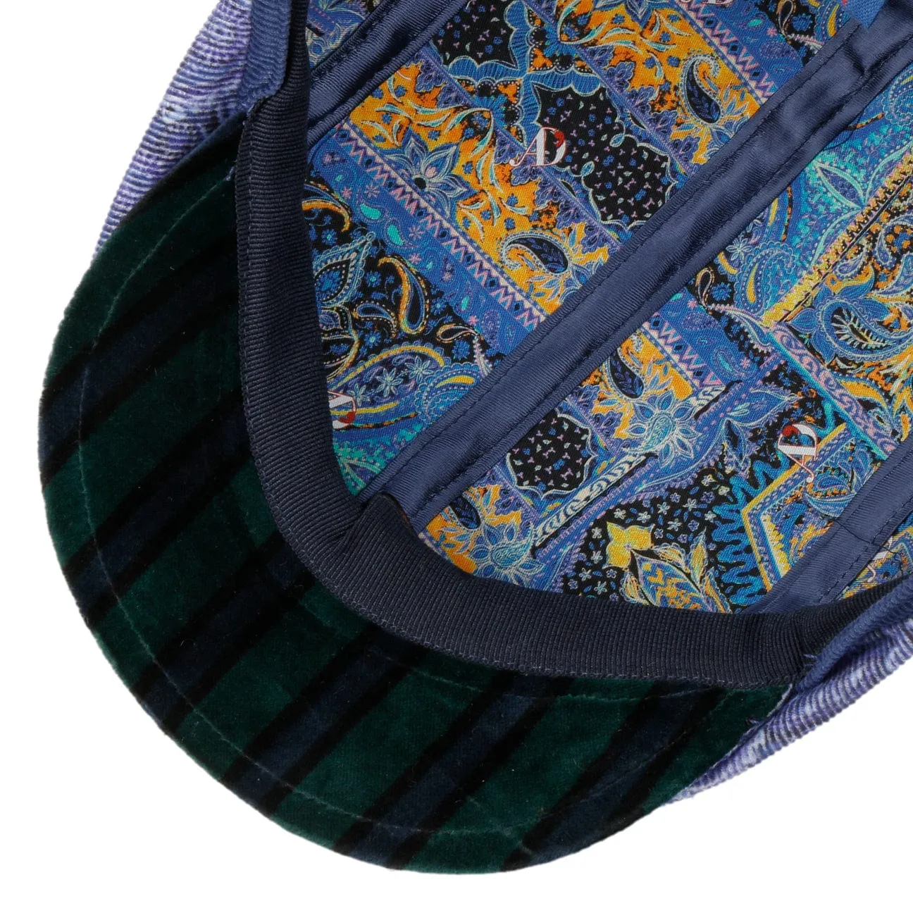 Alfonso D´Este Hats Matera Cotton Flat Cap by Alfonso D'Este