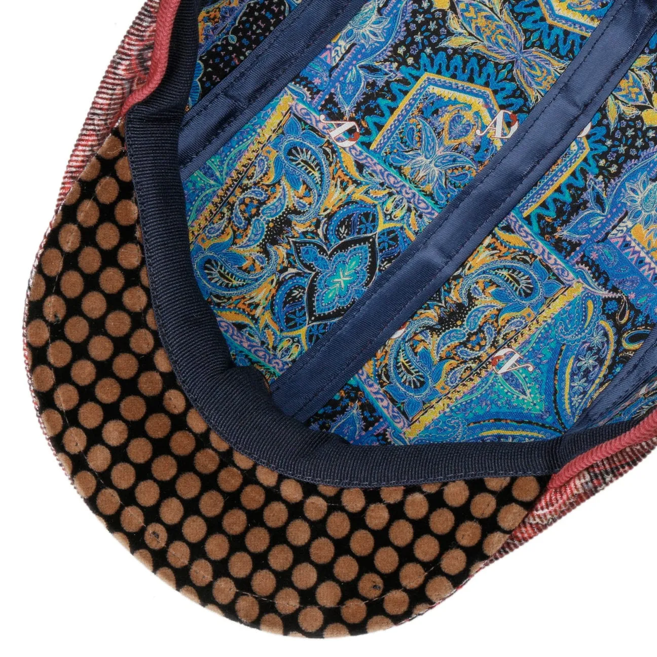 Alfonso D´Este Hats Matera Cotton Flat Cap by Alfonso D'Este