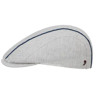 Alfonso D´Este Hats Melcon Linen Mix Flat Cap by Alfonso D'Este