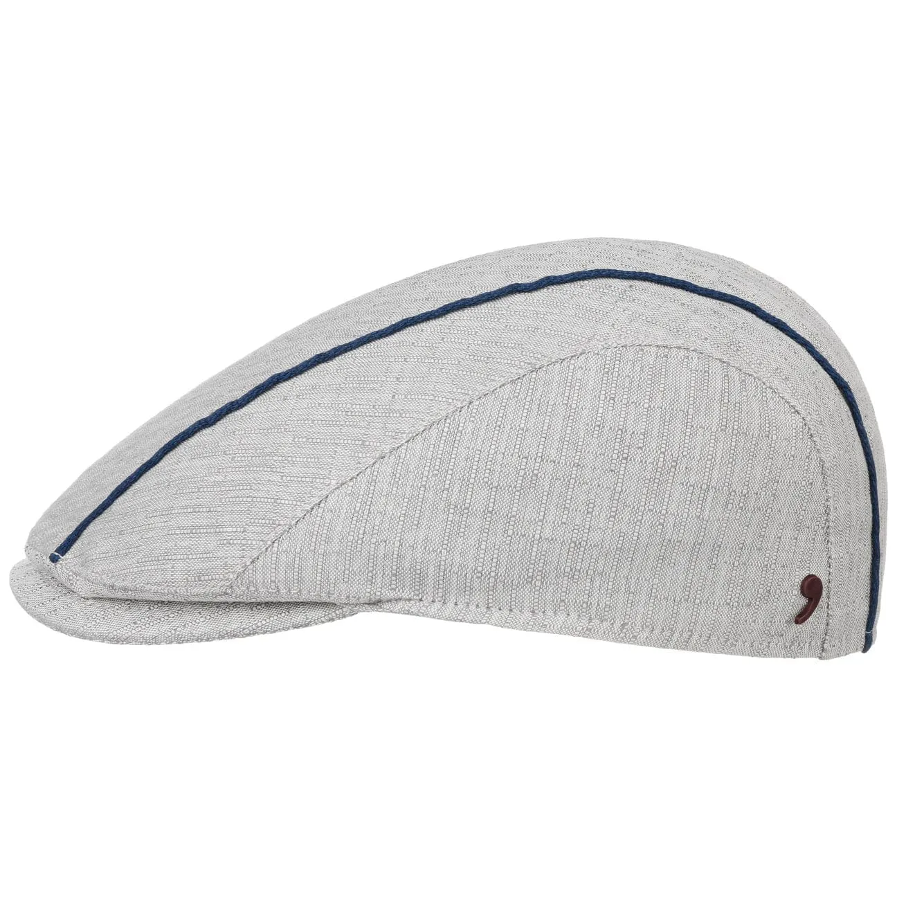 Alfonso D´Este Hats Melcon Linen Mix Flat Cap by Alfonso D'Este