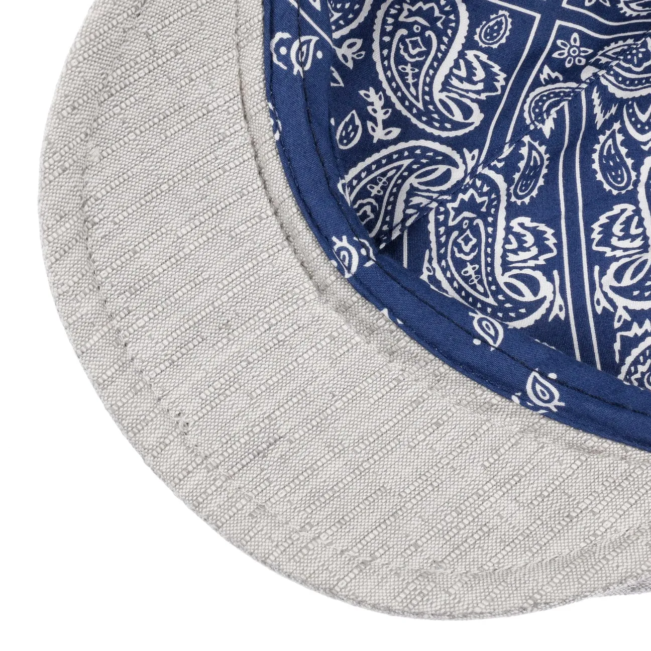 Alfonso D´Este Hats Melcon Linen Mix Flat Cap by Alfonso D'Este