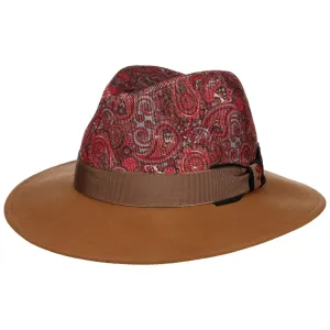 Alfonso D´Este Hats Paisley Crown Wool Hat by Alfonso D'Este
