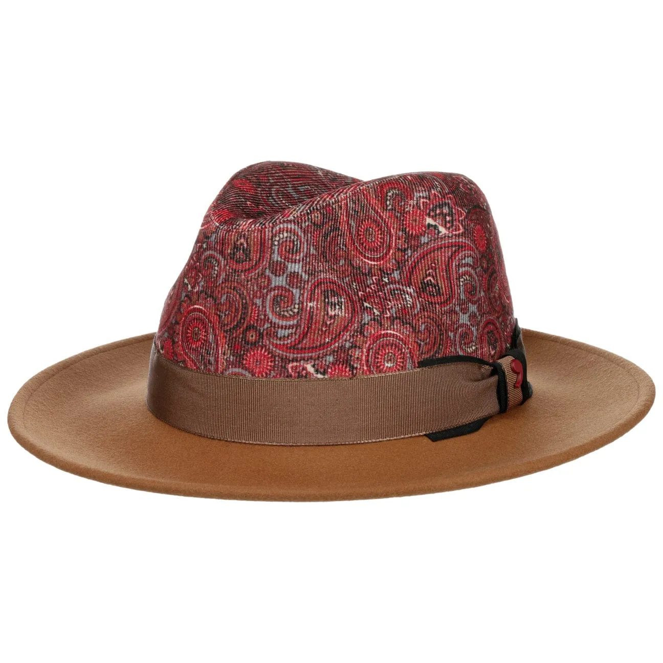 Alfonso D´Este Hats Paisley Crown Wool Hat by Alfonso D'Este