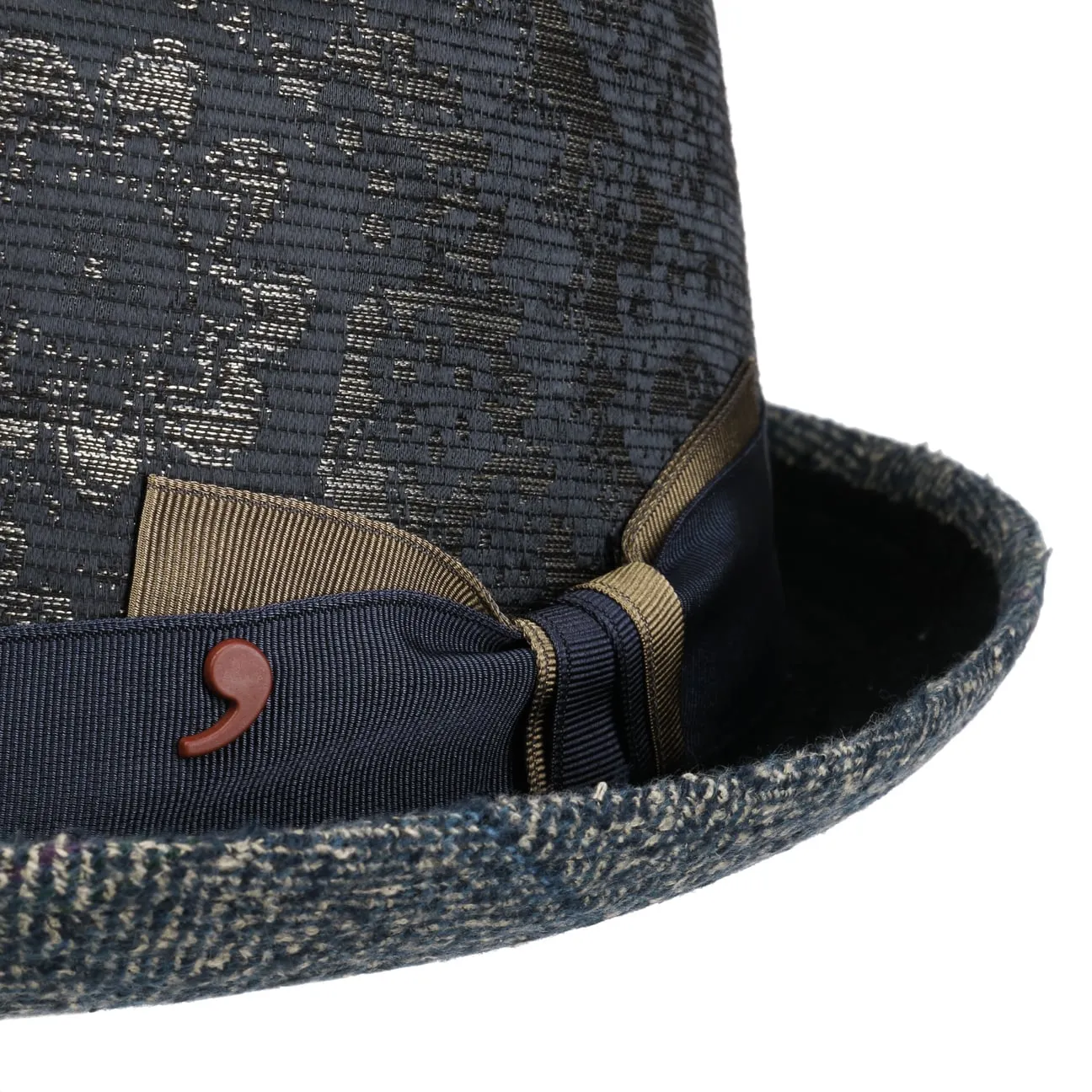 Alfonso D´Este Hats Paisley Pork Pie Cloth Hat by Alfonso D'Este
