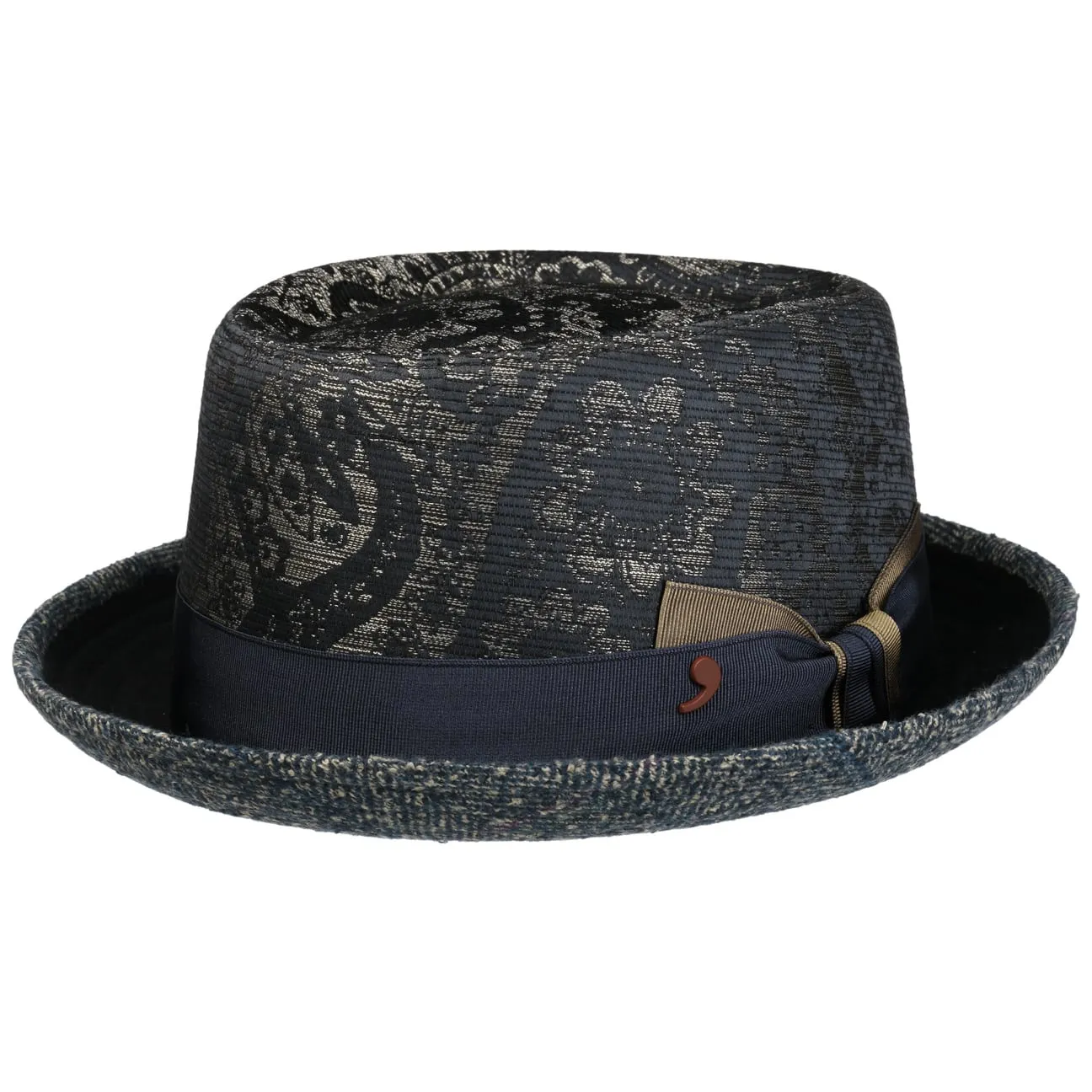 Alfonso D´Este Hats Paisley Pork Pie Cloth Hat by Alfonso D'Este