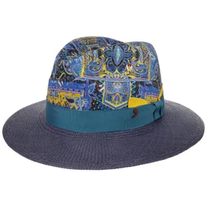 Alfonso D´Este Hats Palcanto Panama Brim Linen Hat by Alfonso D'Este