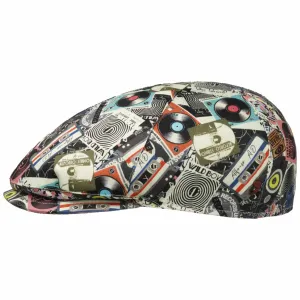 Alfonso D´Este Hats Retro Music Flat Cap by Alfonso D'Este