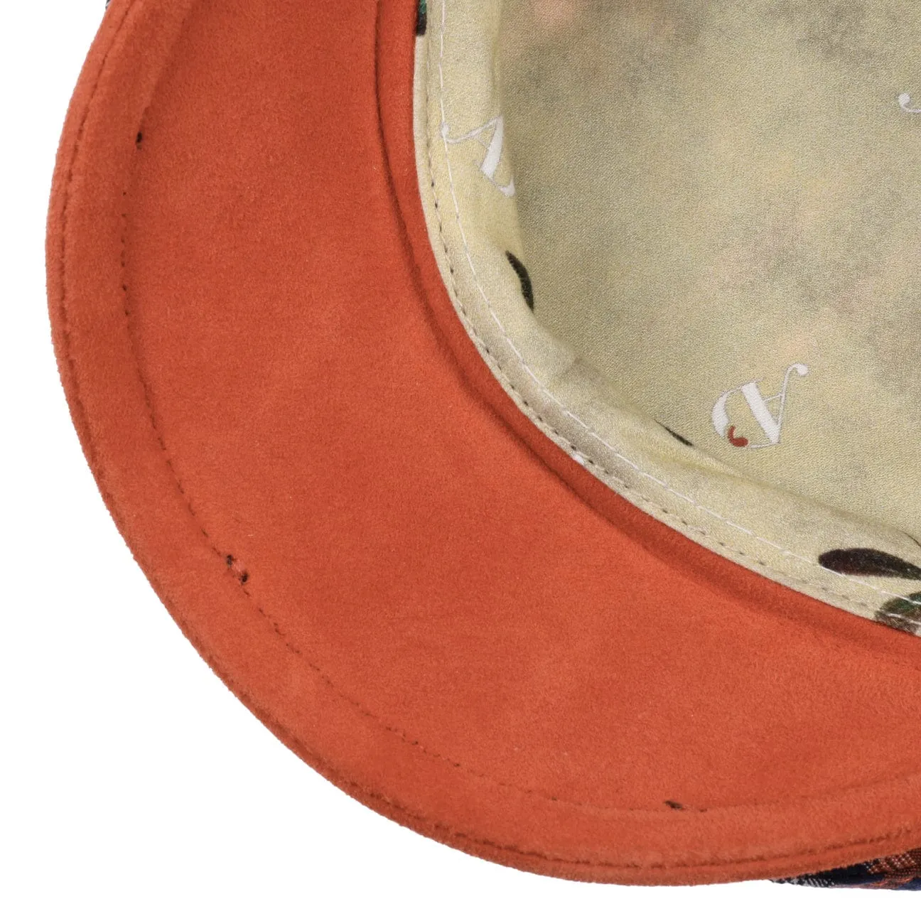 Alfonso D´Este Hats Seersucker Check Flat Cap by Alfonso D'Este