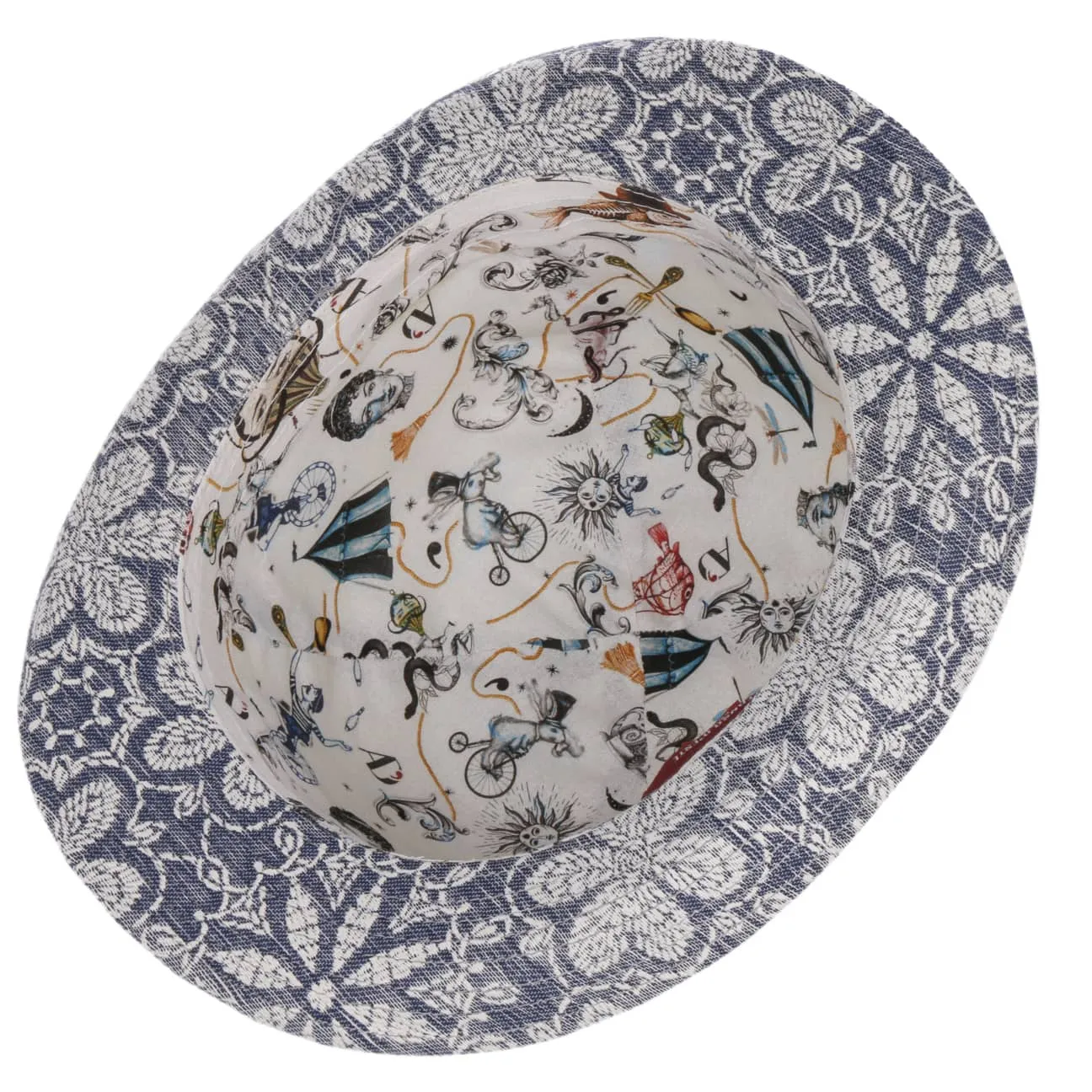 Alfonso D´Este Hats Spencey Flower Bowler Hat by Alfonso D'Este