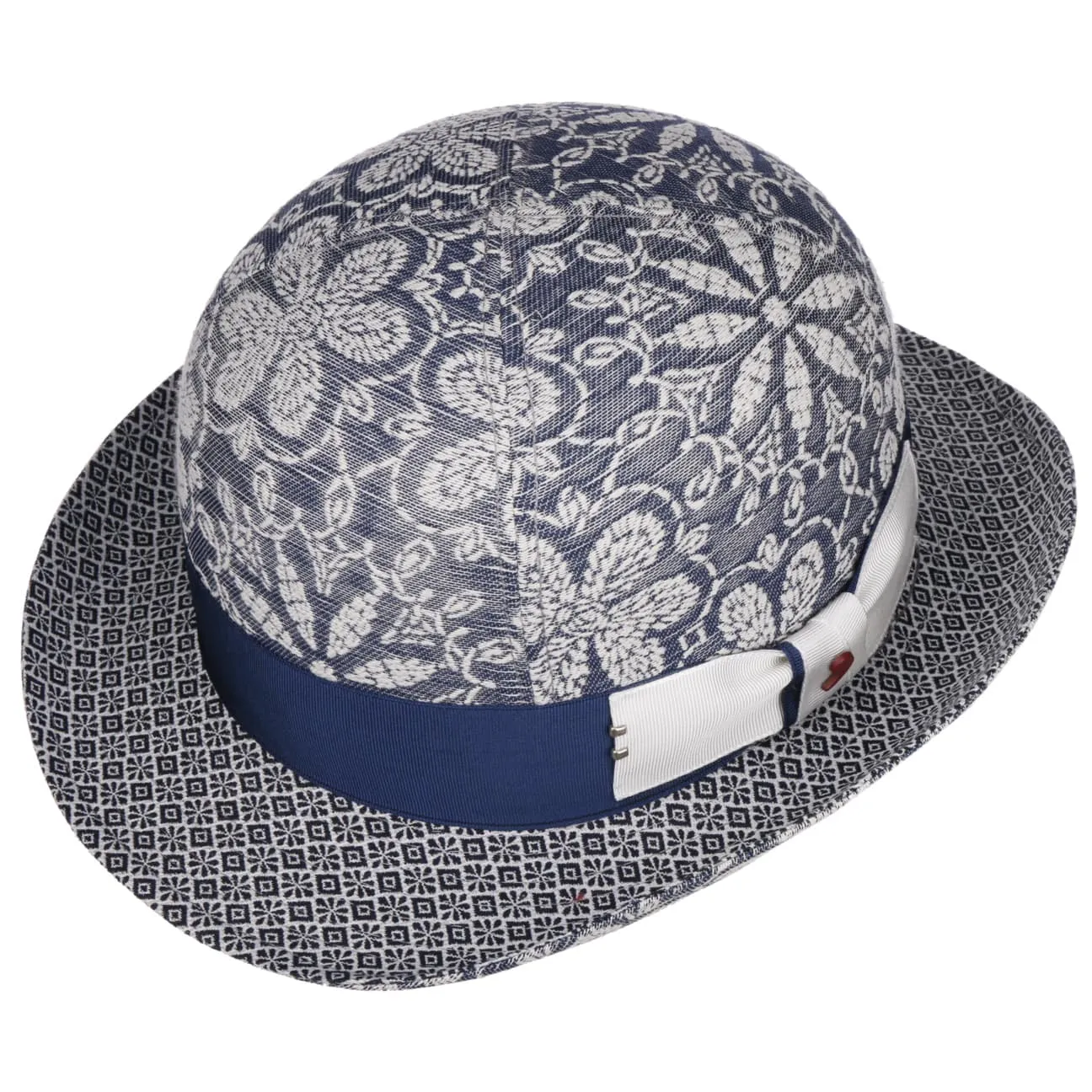 Alfonso D´Este Hats Spencey Flower Bowler Hat by Alfonso D'Este
