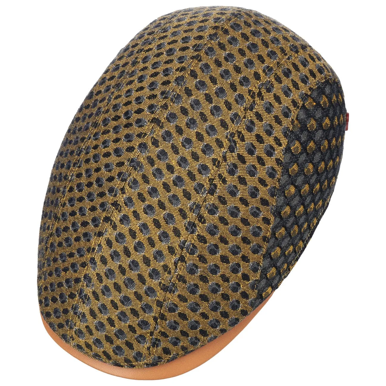 Alfonso D´Este Hats Yellowblue Flat Cap by Alfonso D'Este