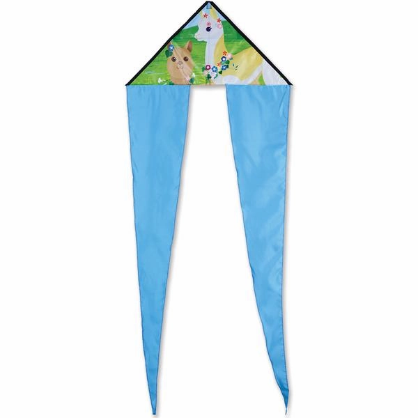 Alpacas - Zippy Flo-tail Delta Kite
