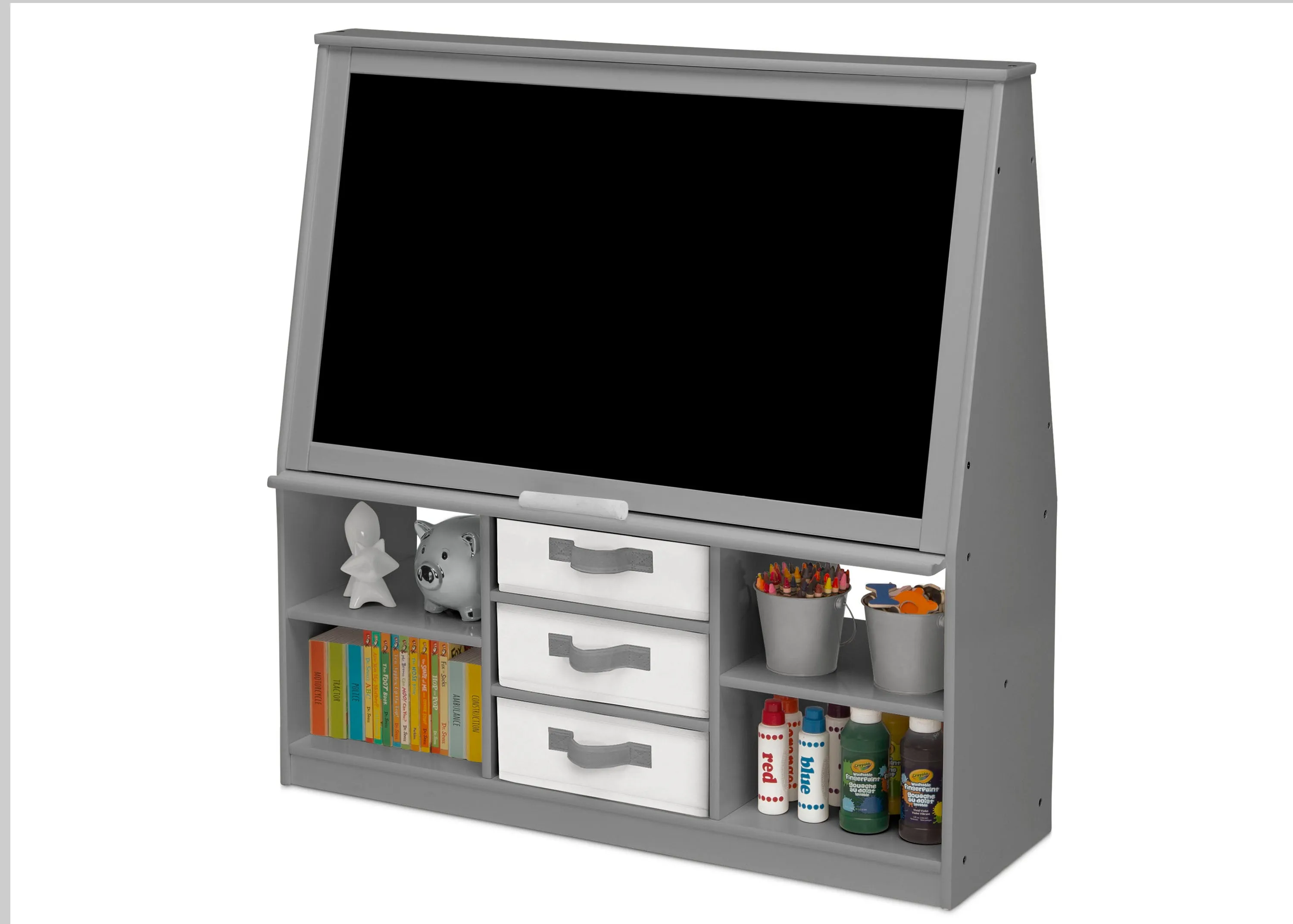 At-Home Artist Center  Deluxe Double-Sided Easel & Storage Unit Babykids_Delta Children_Toy Storage & Bookshelves