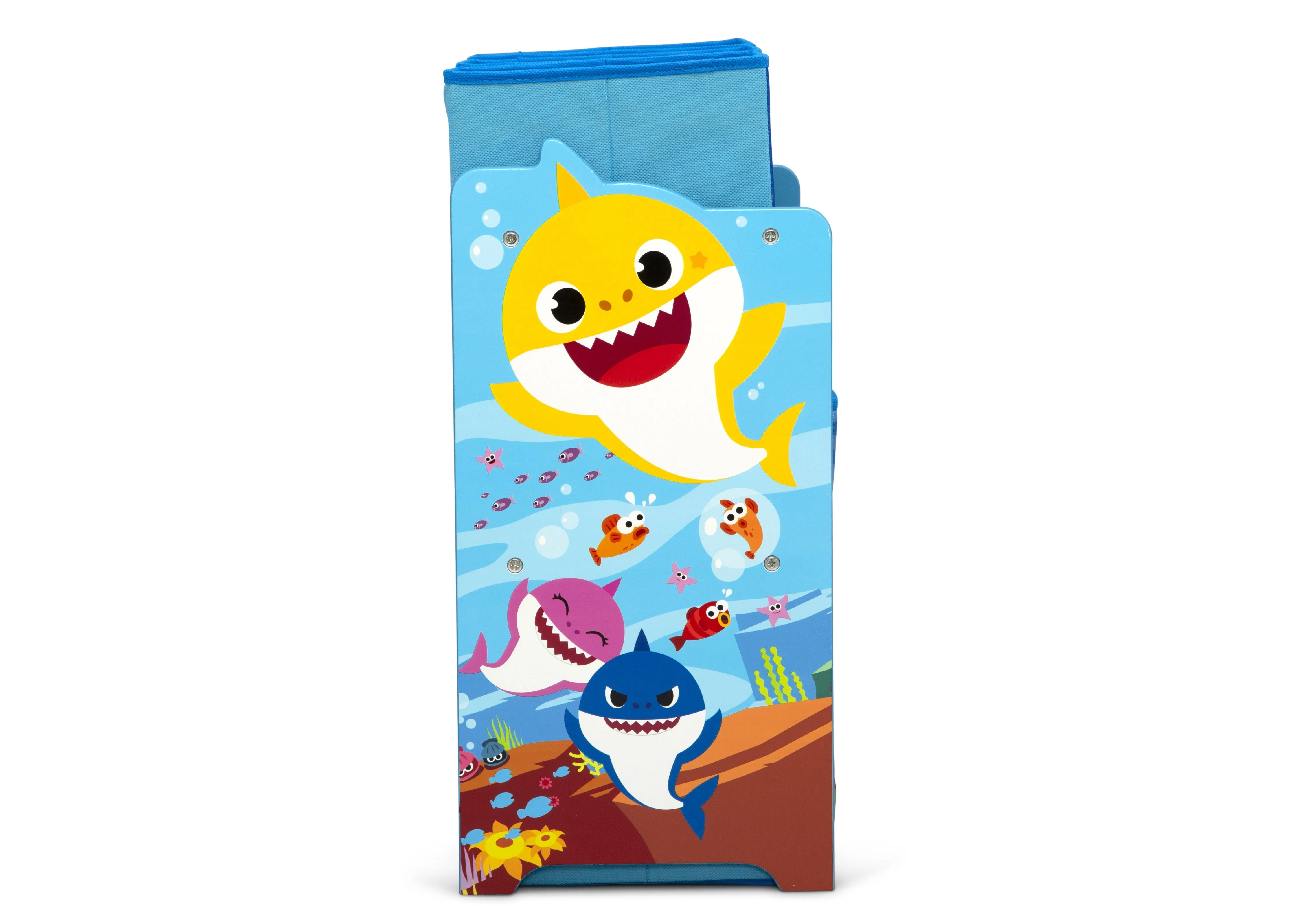 Baby Shark Design & Store 6 Bin Toy Storage Organizer Babykids_Delta Children_Toy Storage & Bookshelves